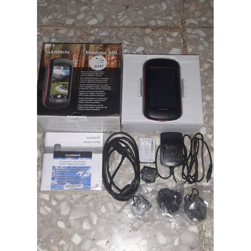 Gps Garmin Montana 680 Second Komplit