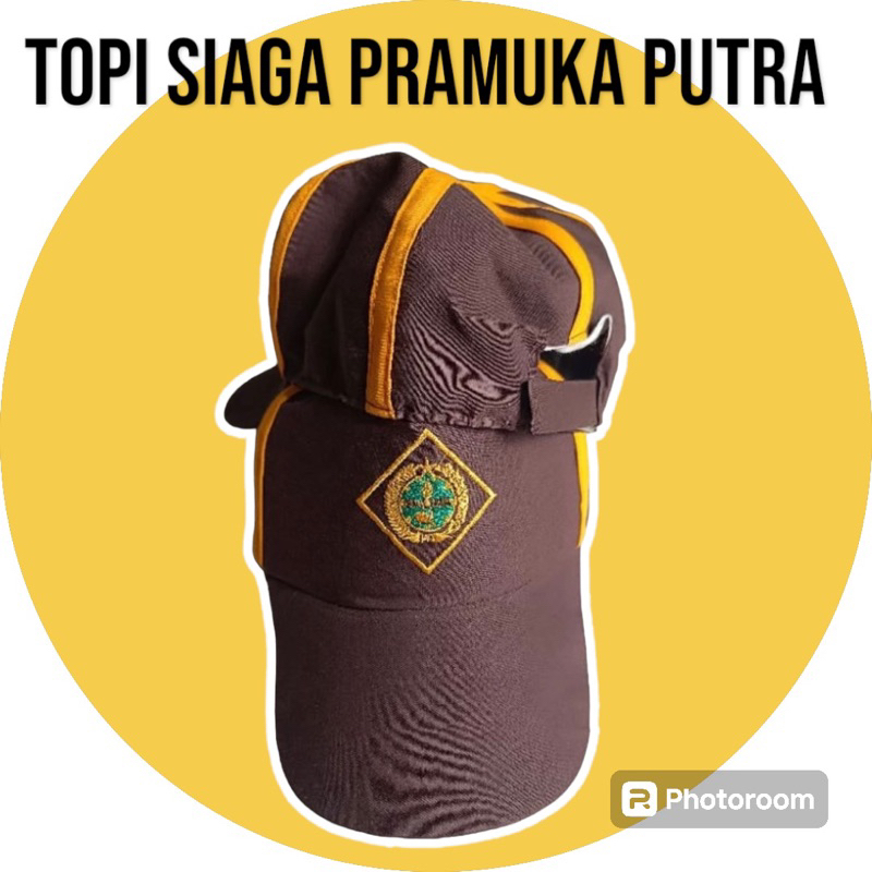 Topi Pramuka Siaga Putra Putri Bordir / Topi Siaga Penggalang Pramuka Putra Putri Bordir / Siaga Put
