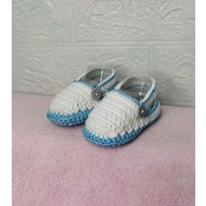 Sepatu rajut bayi cowok / sepatu prewalker