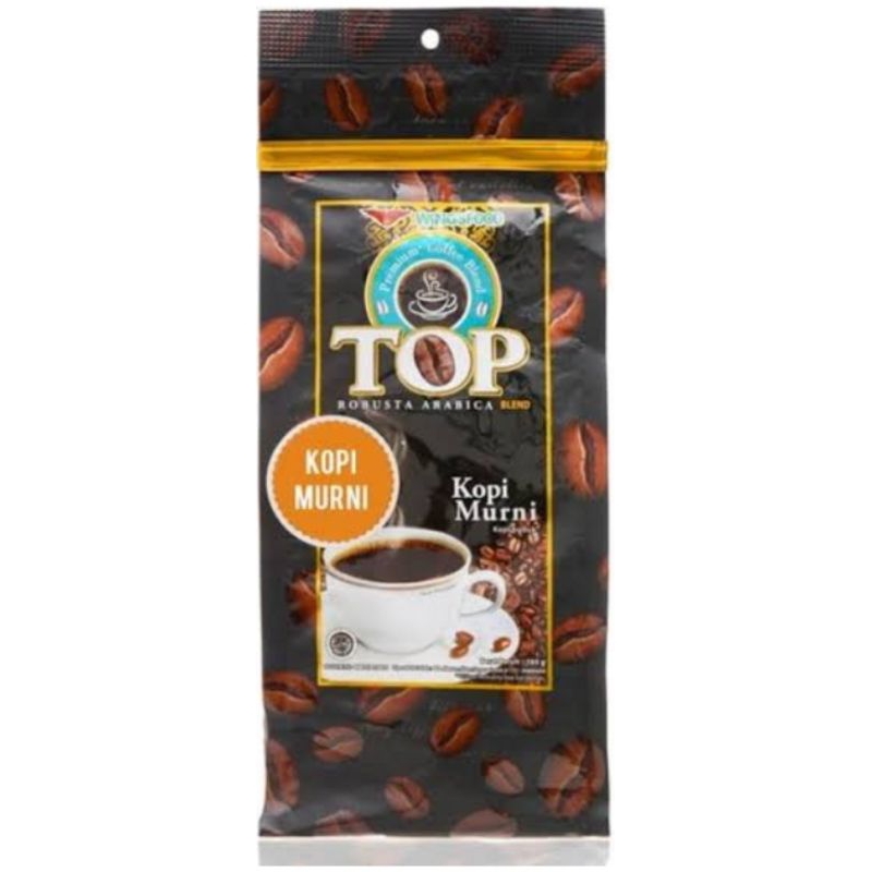 

Top coffe Kopi Murni 158gr (No Hadiah Gelas) Kopi instan