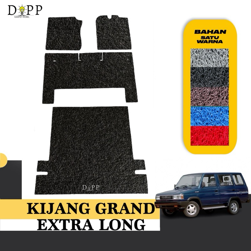 Karpet Mobil Kijang Grand Extra Long / Karpet Mobil Mie Bihun Toyota Kijang Grand Extra long