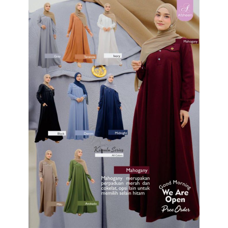 Dress Gamis Remaja Dewasa Kemala Series by Afsheen