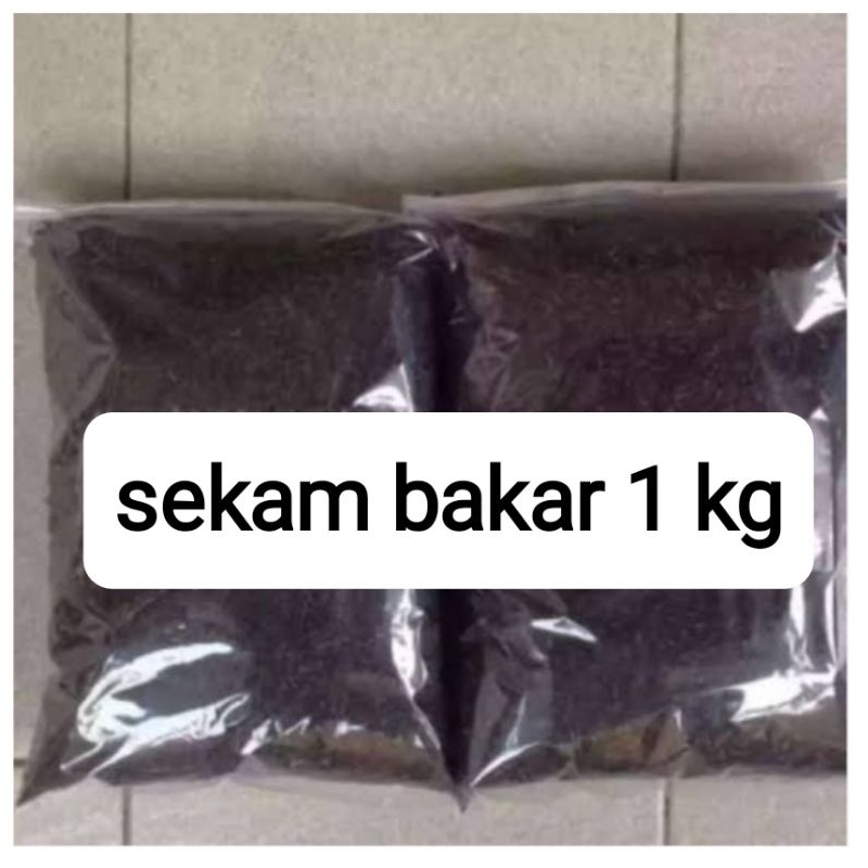sekam bakar 1kg arang sekam buat tanaman