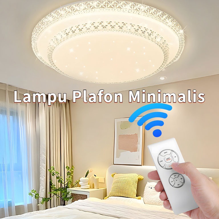 Garansi 1 tahun Lampu Plafon Minimalis Modern Rumah Tamu Lampu balkon Lampu kamar tidur Led 3 Warna 