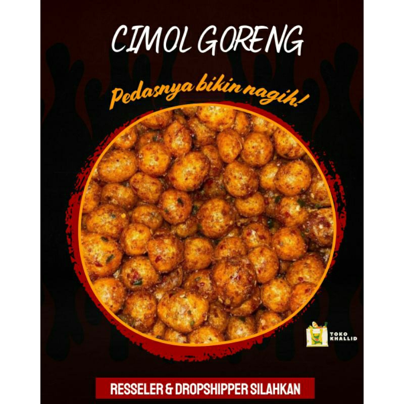 

Cimol Kering Goreng Renyah / Kripik Cimol Pedas Daun Jeruk 250g