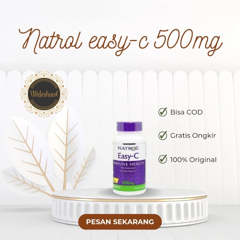 Natrol Easy C 500mg Suplemen Penambah Imun Tubuh Vitamin Imun Tubuh Vitamin Easy C ORIGINAL
