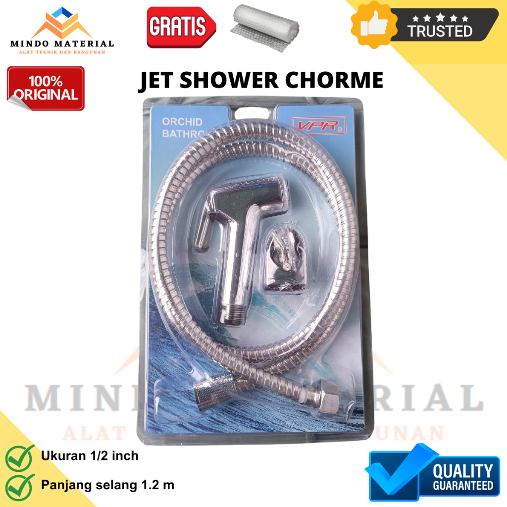 Jet Shower Chrome - Kran Shower Cebok