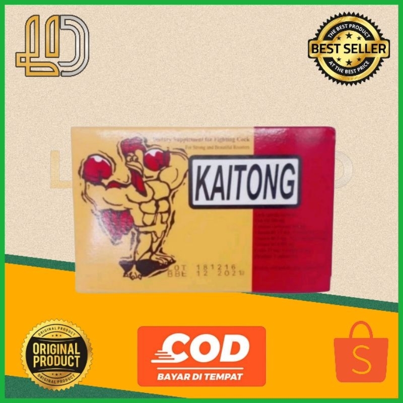 1 DUS KAITONG ISI 20 BUTIR suplemen vitamin ayam tarung obat otot doping kuat ori thailand Lampam ID