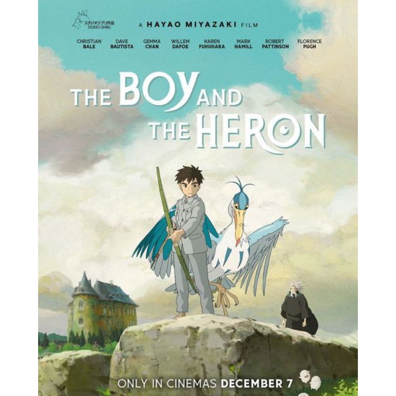 DVD ANIMASI THE BOY AND THE HERON (2024)