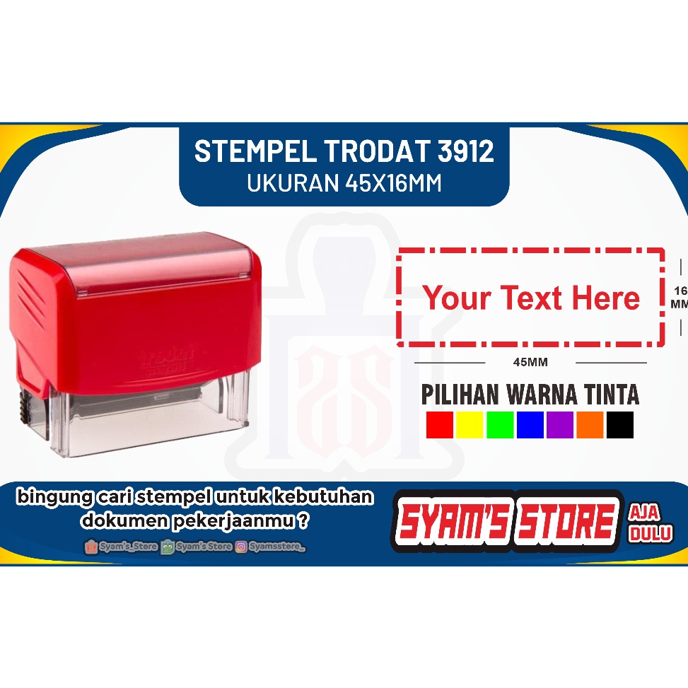 

STEMPEL TRODAT PRINTY 3912 STEMPEL NAMA DOKTER STEMPEL PERAWAT STEMPEL LUNAS STEMPEL TOKO p Y6J6