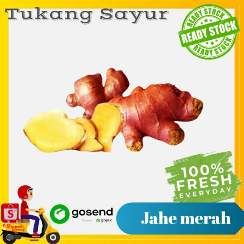 

Jahe merah - sayur fresh - Rampah-rempah - Tukang Sayur Palembang