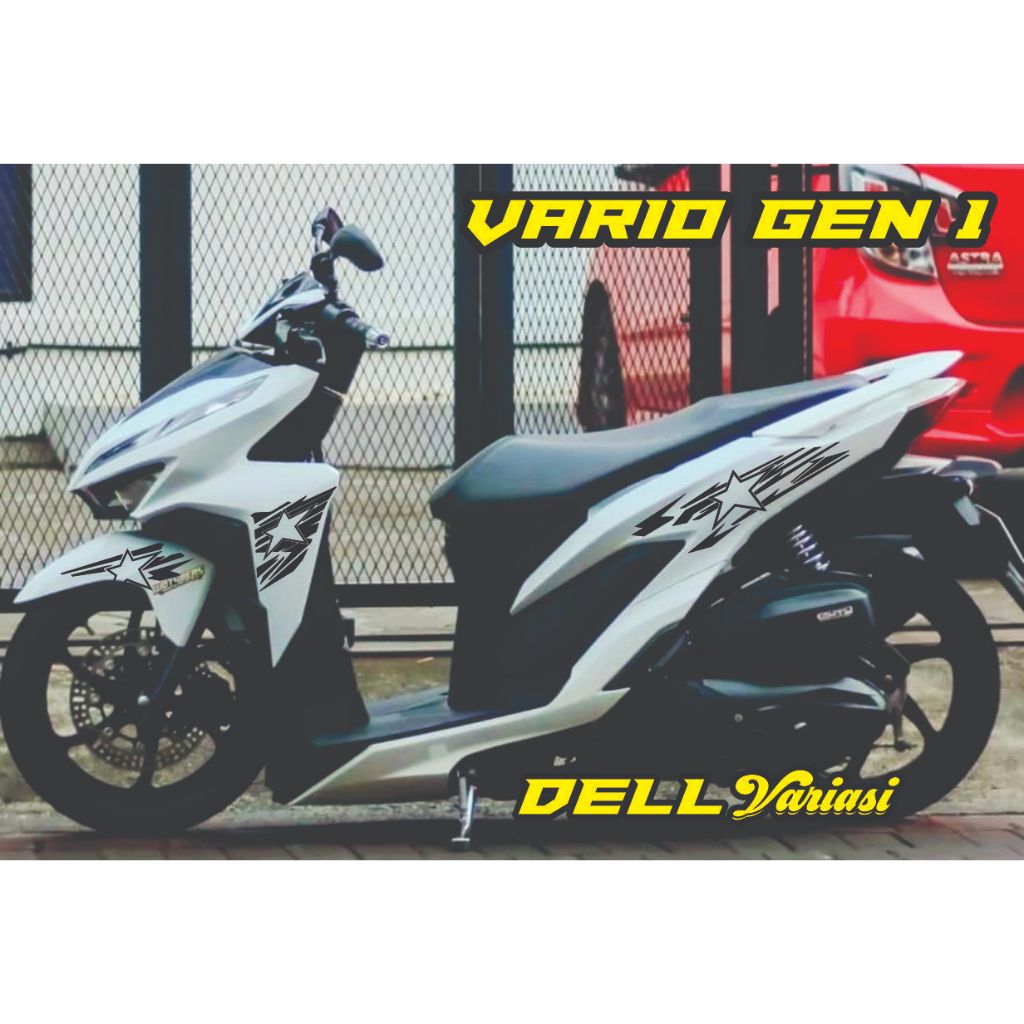 Cutting Sticker VARIO - Aksesoris Motor Stiker Honda Vario 125 & 150 New Terbaru 2019 2020 2021