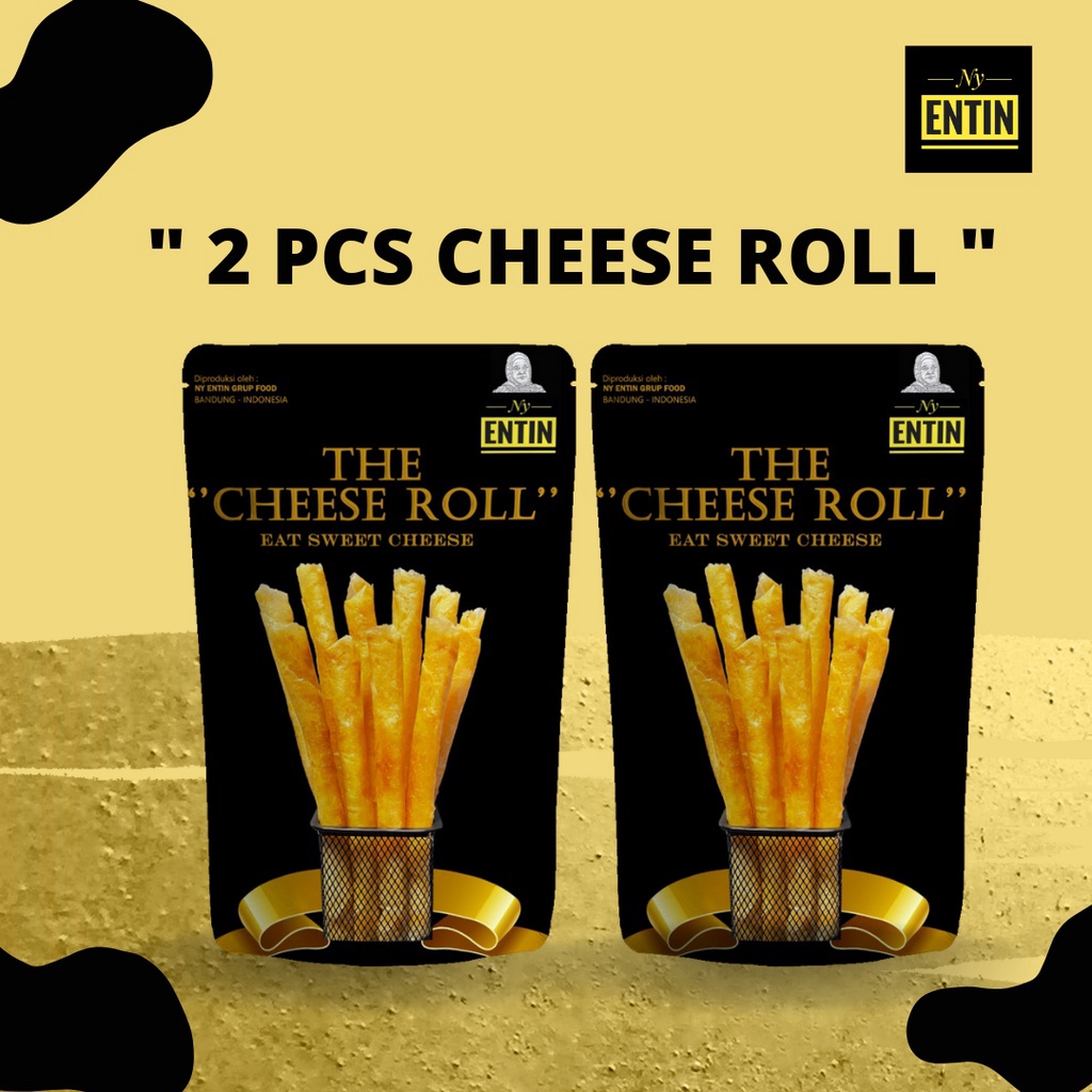 

BIG PROMO PAKET 2 dua pcs THE CHEESE ROLL Eat Sweet Cheese NY ENTIN