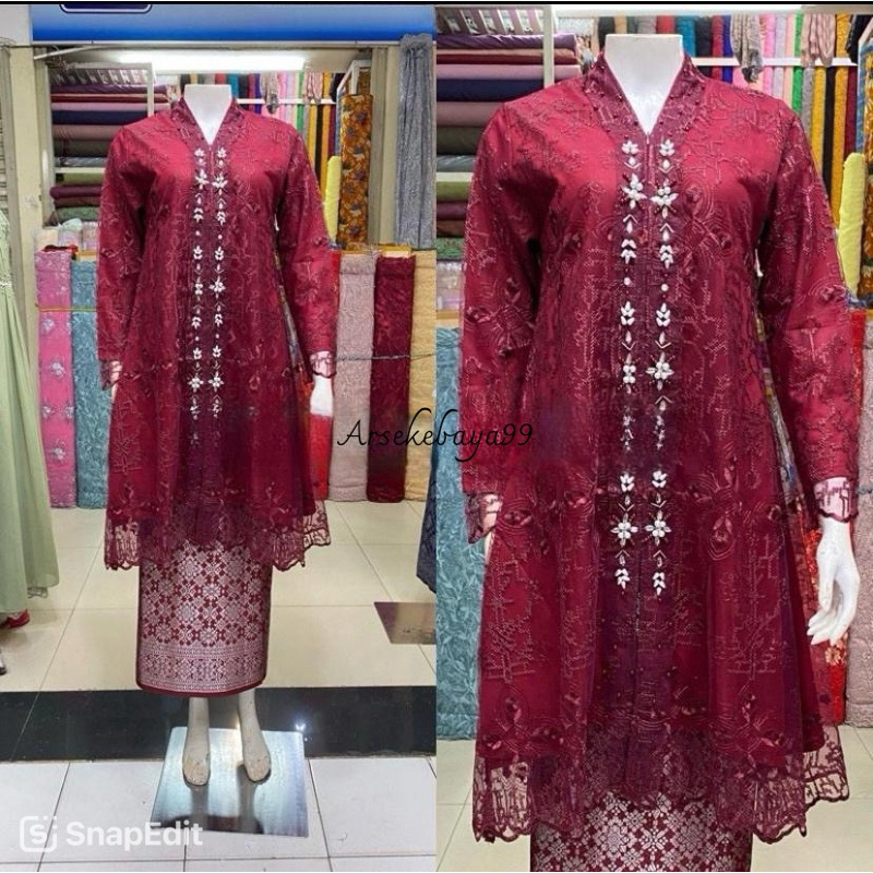 D3v BIG SELE SETELAN KEBAYA V KARTINI/KEBAYA WISUDA/KEBAYA TILE/KEBAYA PESTA/KEBAYA LAMARAN/KEBAYA