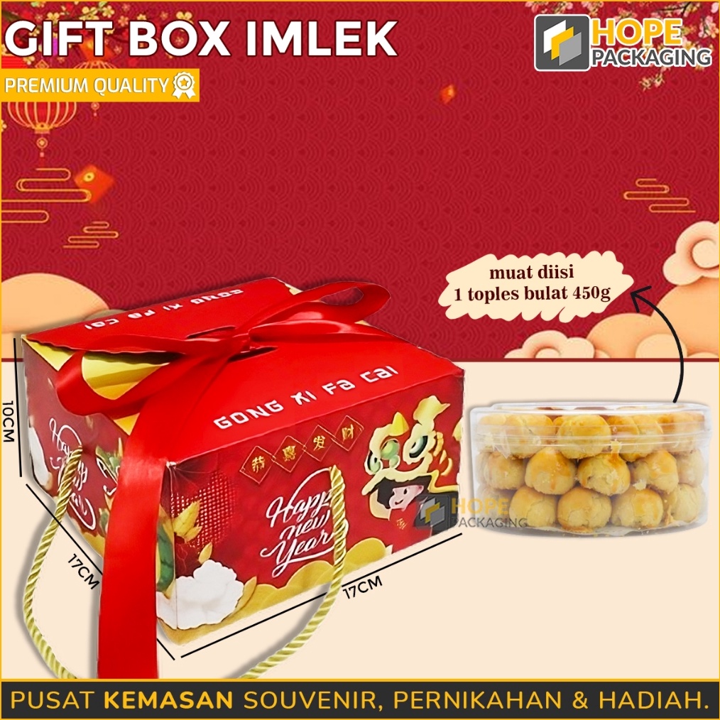 

SPECIAL PRICE Kotak Gift Box Hampers Imlek Pita Size 2x2x13 cm Hampers Imlek Kotak Cny Kotak Kue Toples Edisi Imlek Box Kado Gift Box Souvenir Chinese New Year Kotak Kue Hadiah Imlek