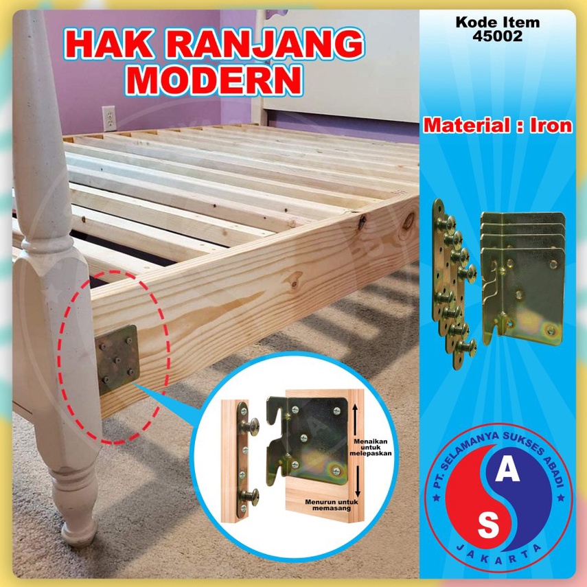 Terlaris Hak Ranjang Modern  Engsel Dipan Ranjang  Siku Tempat Tidur  452