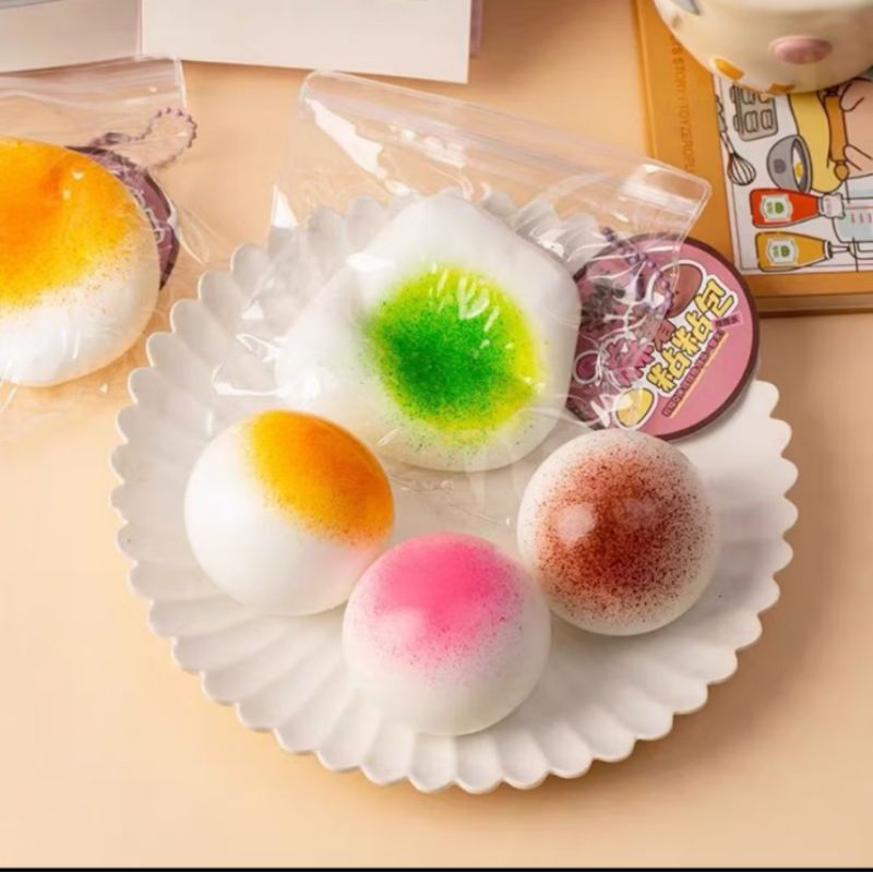 SQUISHY Taba Mochi Squishy Taba Bun Squishy Mainan Anak Lucu Anti Stress Squishy Taba Paw Bun