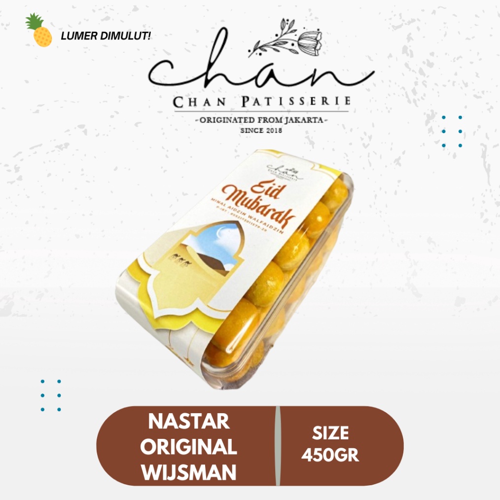 

TERBAIK Nastar Keju Wijsman Premium Chan Patisserie