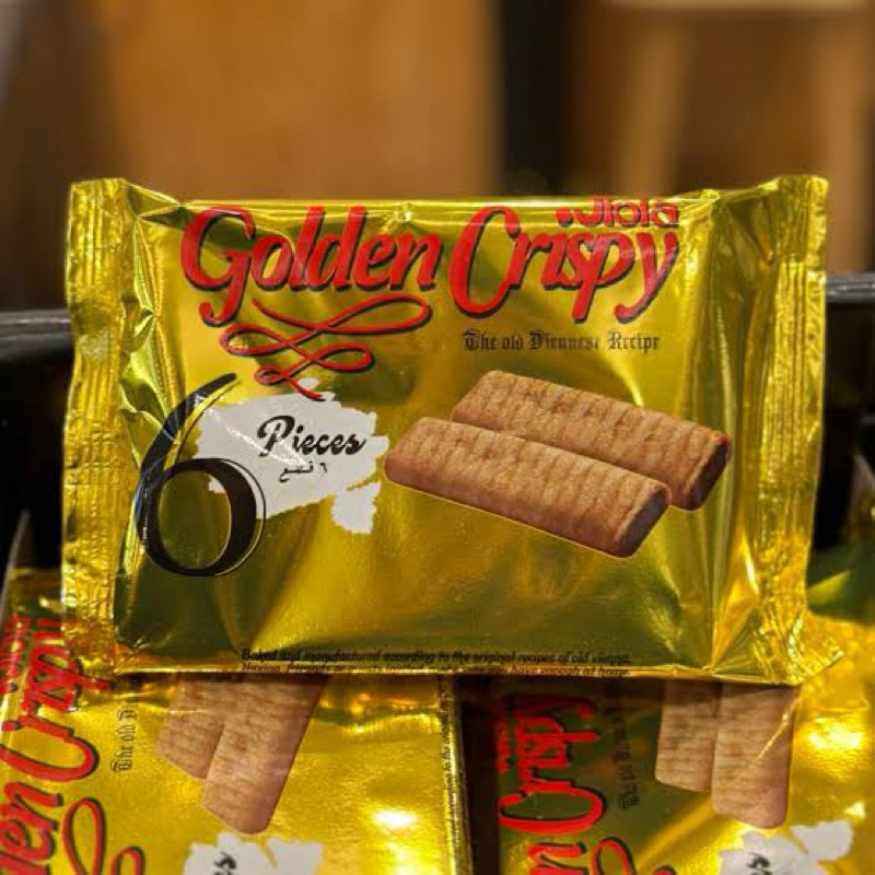 

[Grosir/ Box] Golden Crispy Wafer filled with hazelnut cream