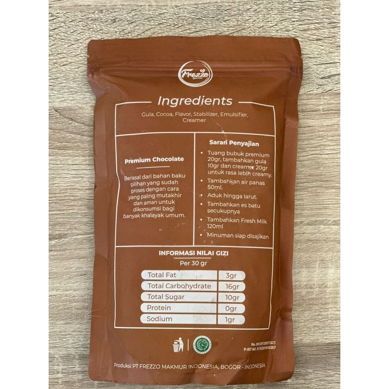 

Ay00! Bubuk Minuman Rasa Coklat 500gr / Chocolate / Cafelab