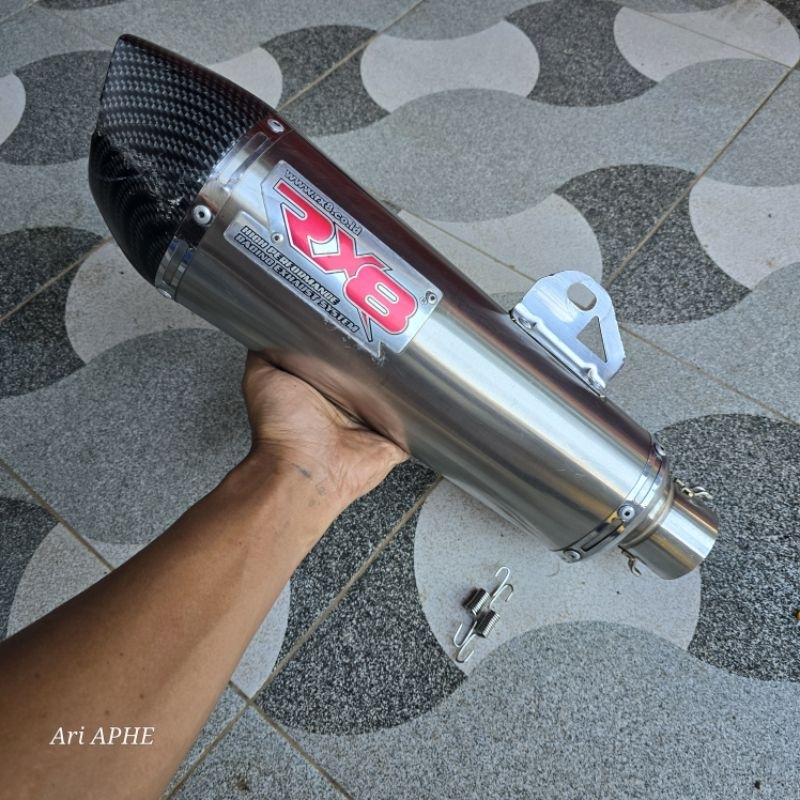 slincer knalpot rx8 wrx8 trigalant trioval original