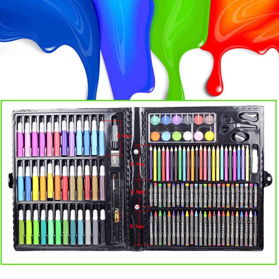 

KODE Q1K3 Crayon Set 46 Pcs Crayon Oil Paste Pensil Warna Pensil Warna Lengkap Alat Mewarnai Alat Melukis