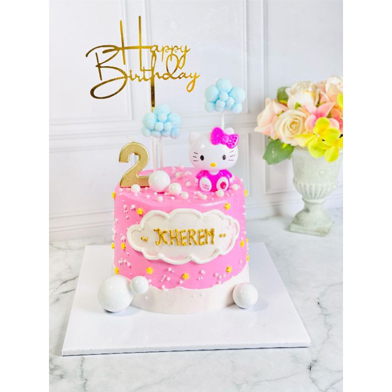 

kue ulang tahun anak birthday hello Kitty cake