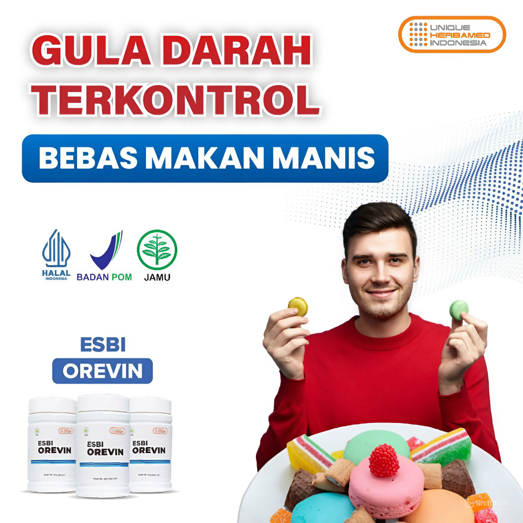 ESBI OREVIN Solusi Kadar Gula Darah Tinggi 100 % original