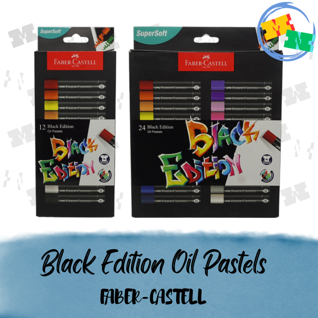 

Krayon Minyak / Crayon Faber-Castell Black Edition Oil Pastels