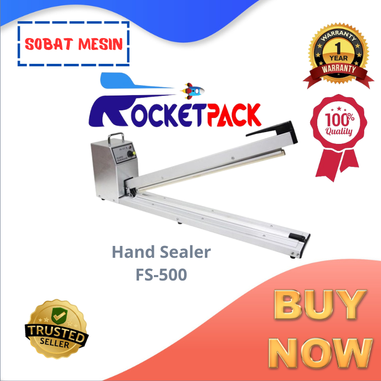 Hand Sealer Alat Press Plastik 50cm FS-500