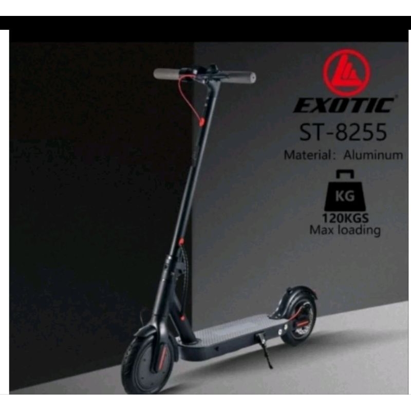 Scooter Otoped ELECTRIC SCOOTER ST 8255 EXOTIC Skuter Anak WHEEL SNI