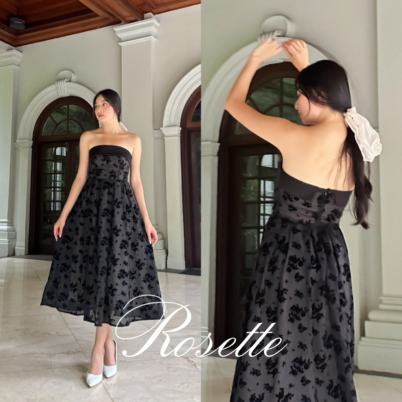 Sweetjola Rosette Dress Party