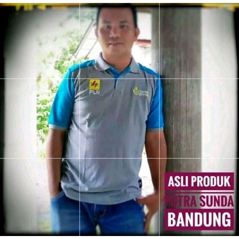 kaos polo bordir pln terbaru