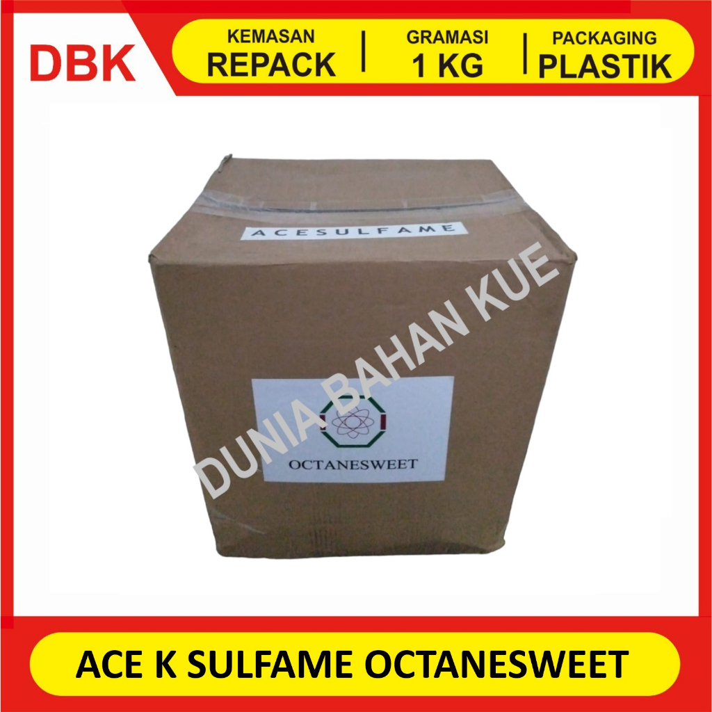 

ACE K SULFAME OCTANESWEET - 1 KG / PEMANIS 200x GULA ACEK SULFAME