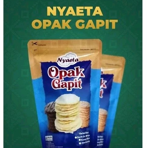 

Opak gapit NYAETA snack berbagai aneka rasa gurih ori pedas kacang jahe abon bandeng makanan ringan UMKM asli Indonesia tresnan approved