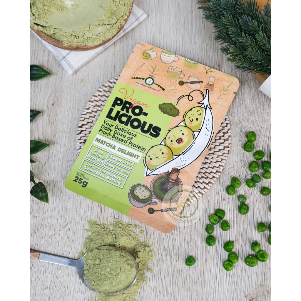 

VEGAN PROLICIOUS PEA PROTEIN ISOLATE - MATCHA DELIGHT 25GR