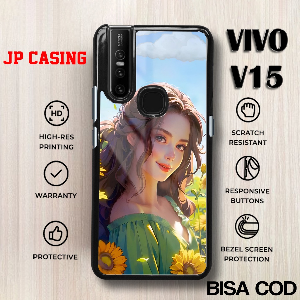 Case Vivo V15 Terbaru - Casing Vivo V15 - Motif Aesthe baru - Softcase Vivo - Hardcase Premium Gloss