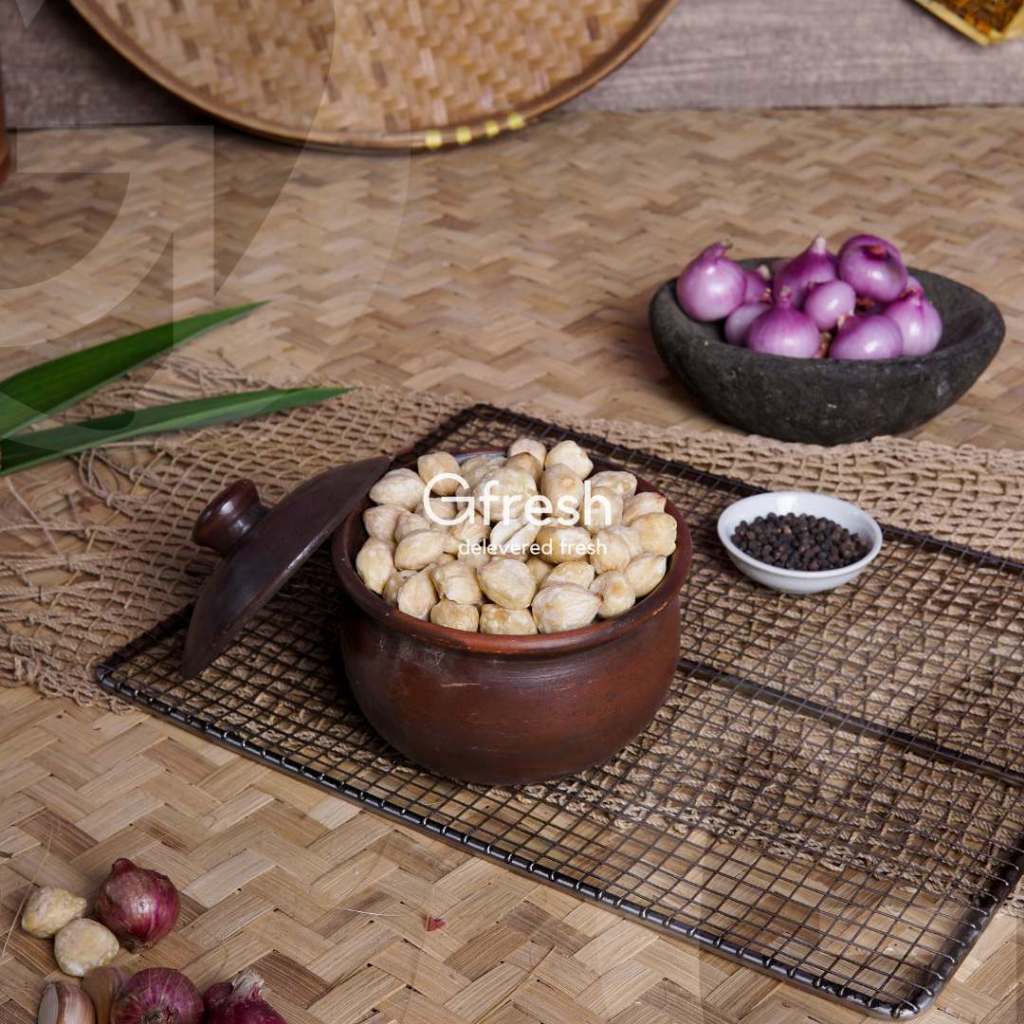 

Kemiri bulat utuh (100 gram)