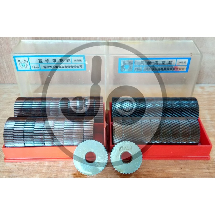 Mata Knurling Tool Roda 2 | Mata Knurling Roda 2 Model Silang