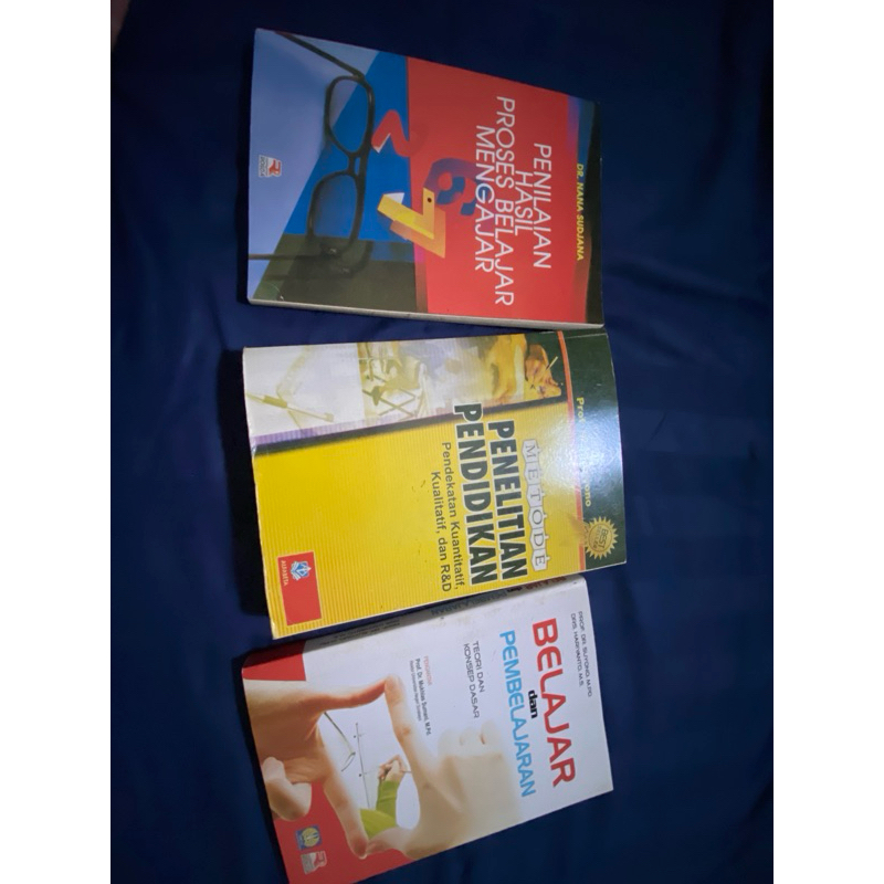 paket 3 buku untuk referensi skripsi pendidikan