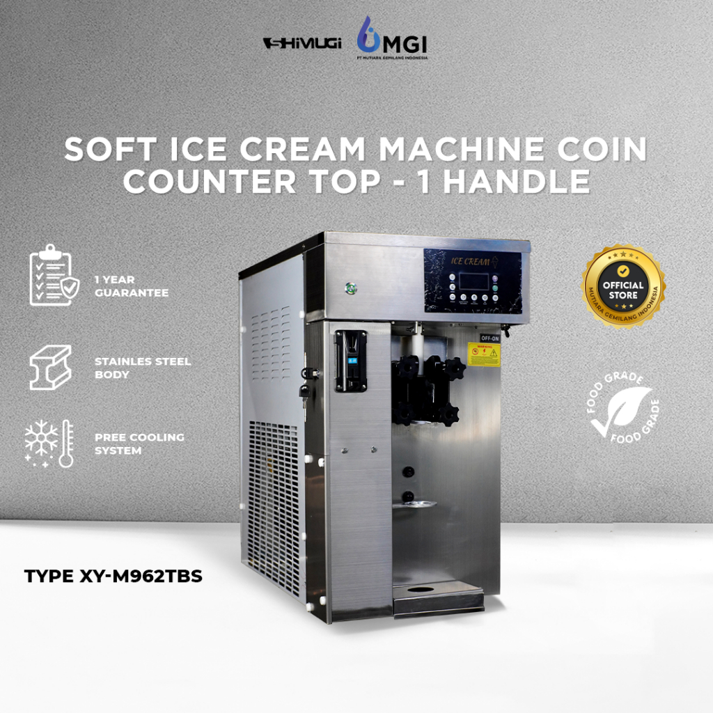 Mutiaragemilang.id MESIN ES KRIM KOIN SHIMUGI ICE CREAM MACHINE COIN SHIMUGI 962 TBS