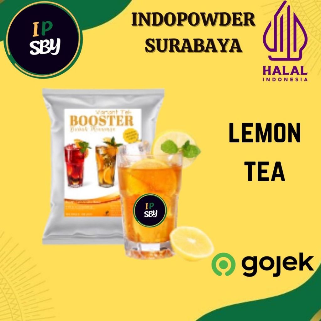 

IDPSBY | REGULER LEMON TEA 1Kg | Bubuk Minuman LEMON TEA | LEMON TEA Bubuk 1Kg | Indopowder Booster