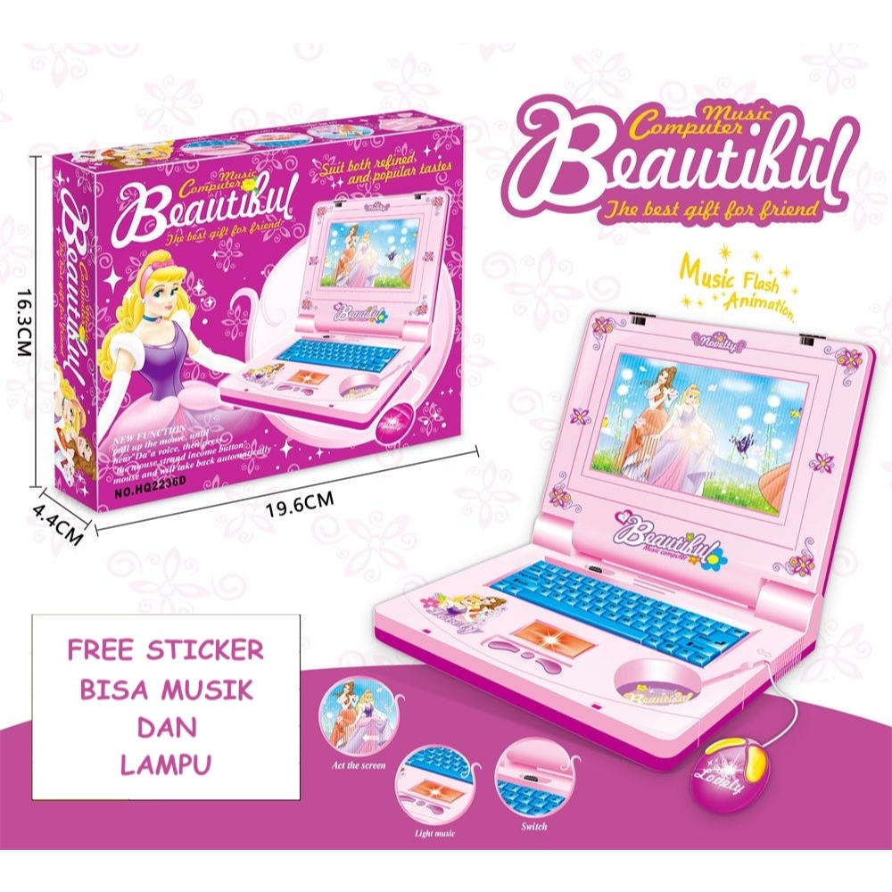 Mainan Anak Edukasi Laptop Anak Alat Belajar Learning Machine Not Laptop Mainan Edukasi Anak Laptop