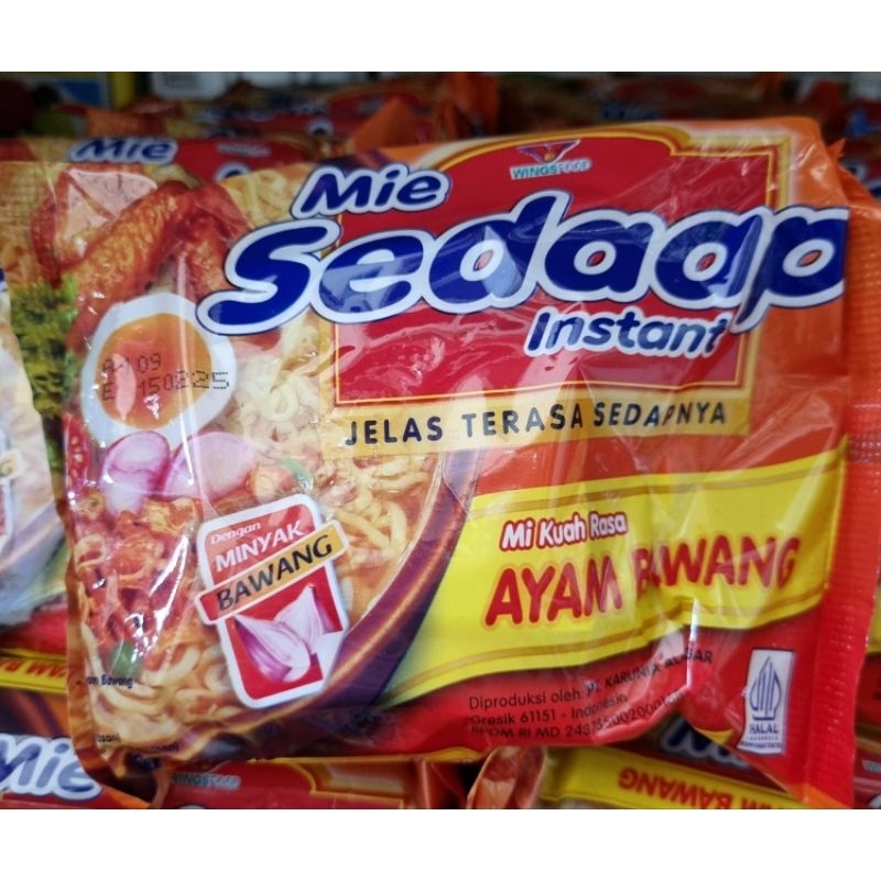 

MIE SEDAP RASA AYAM BAWANG PER PCS