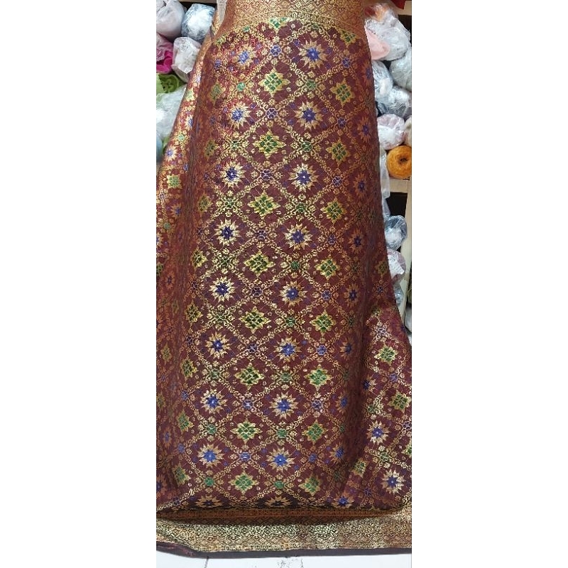 songket palembang,songket,sarung,rok