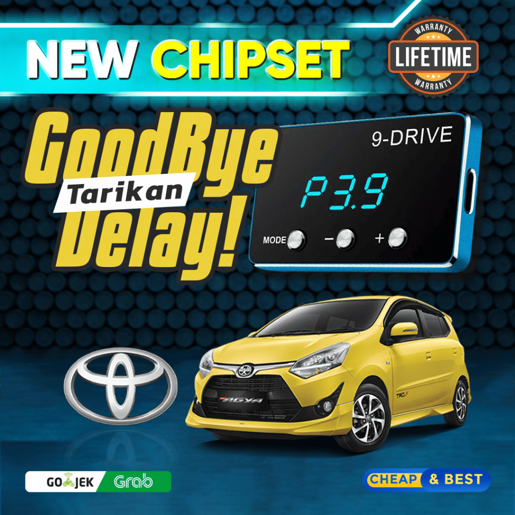 9 Drive Toyota Agya Piggyback Race Chip Throttle Controller ECU Remap