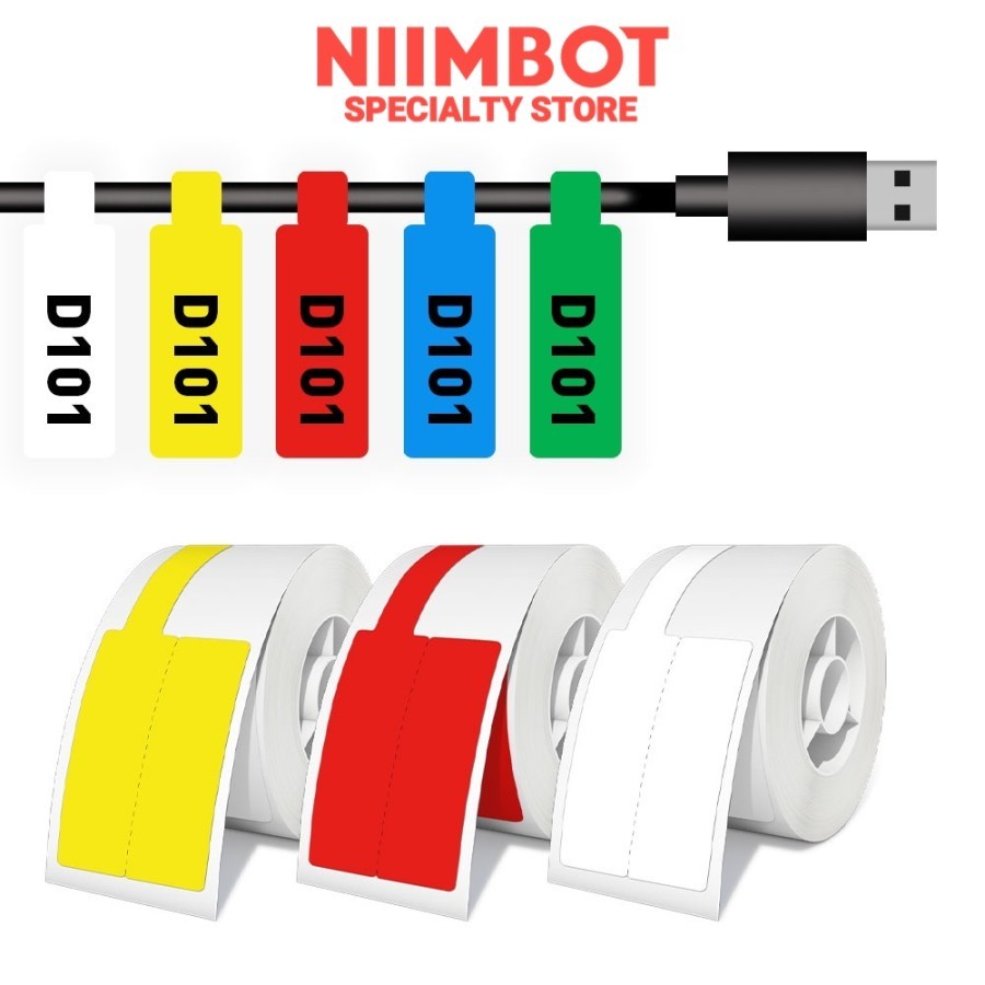 

NIIMBOT D101 WIRE LABEL STIKER STICKER JARINGAN KABEL