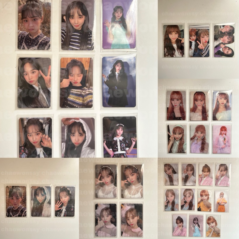 pc photocard chaewon izone iz*one all era