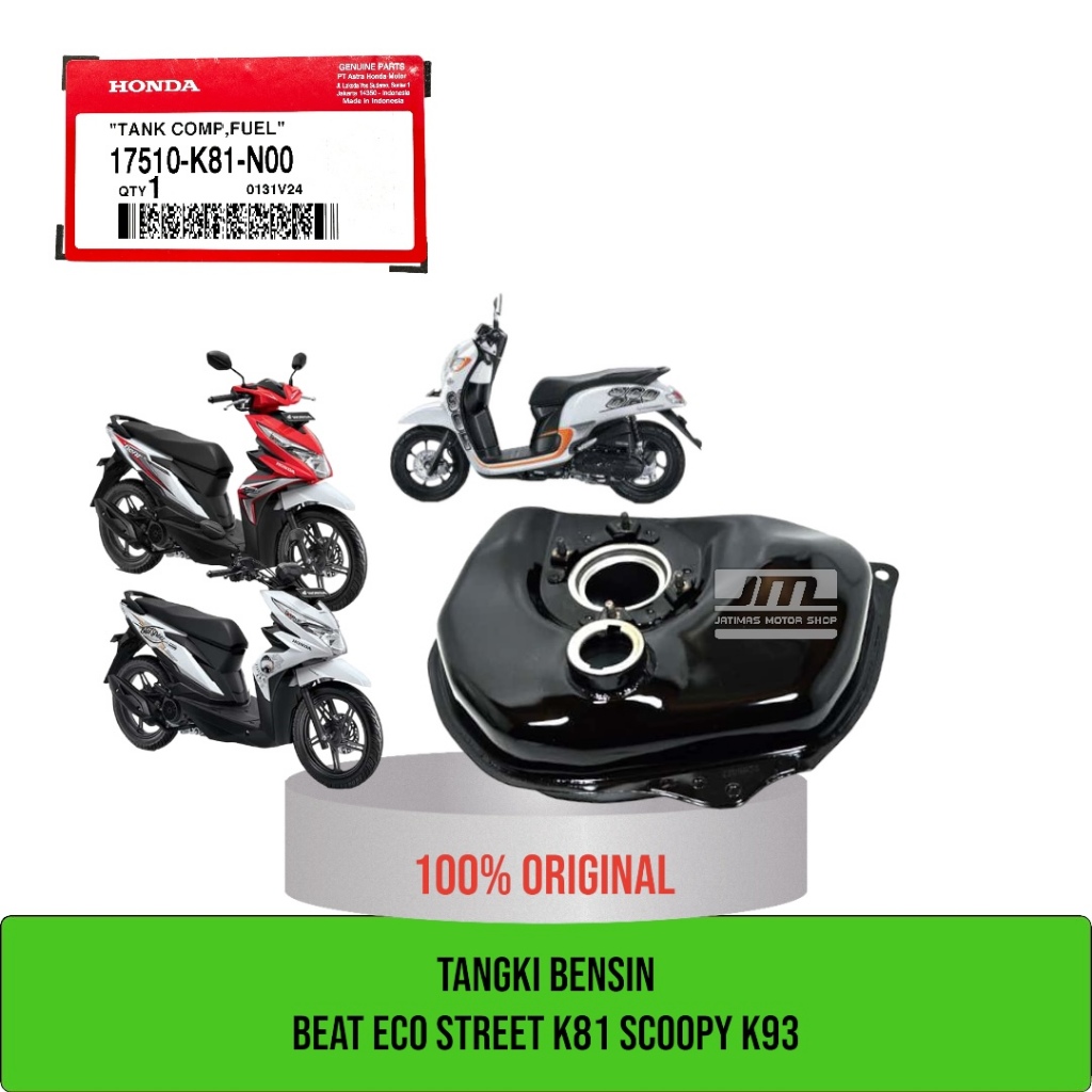 Tengki bensin beat eco street K81 scoopy donat K93 17510-K81-N00