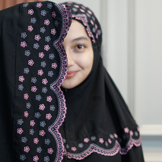 PROMO MUKENA DEWASA BUNGA MELATI BAHAN KATUN MIKRO MUKENA BORDIR DEWASA MUKENA TRAVELING JUMBO